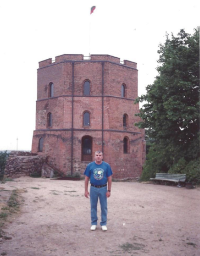 בביקור ראשון בליטא העצמאית - צילום ממצודת וילנה בלב המרכז ההיסטורי